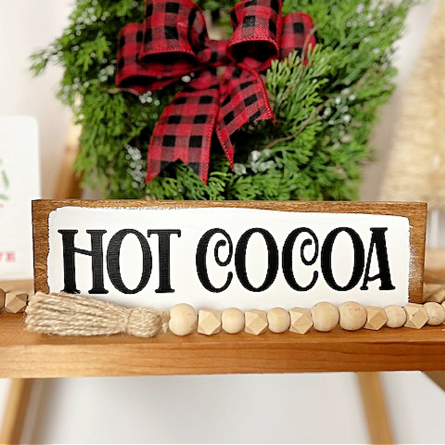 Hot Cocoa Sign, Shelf Sitter