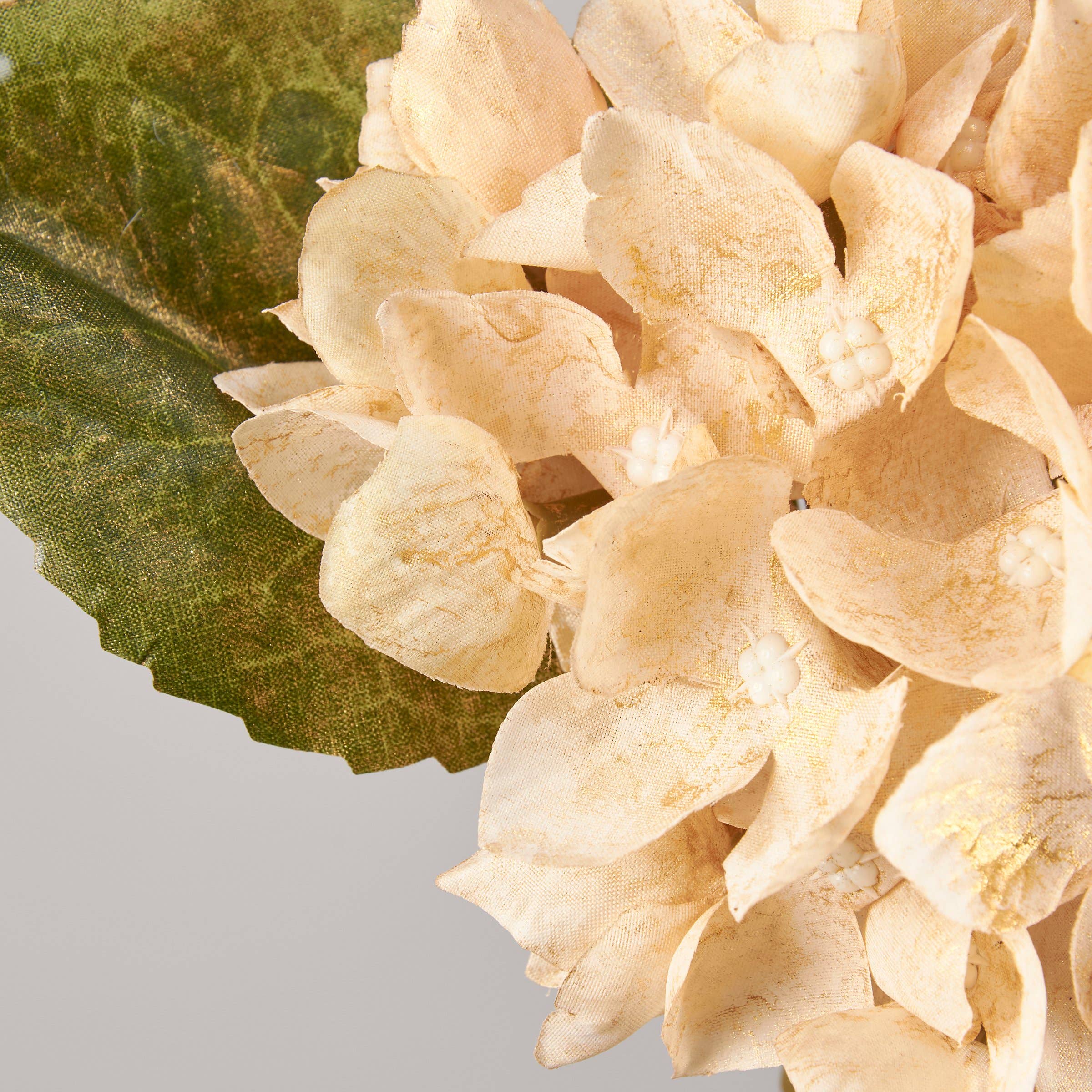 Cream Hydrangea Floral Pick