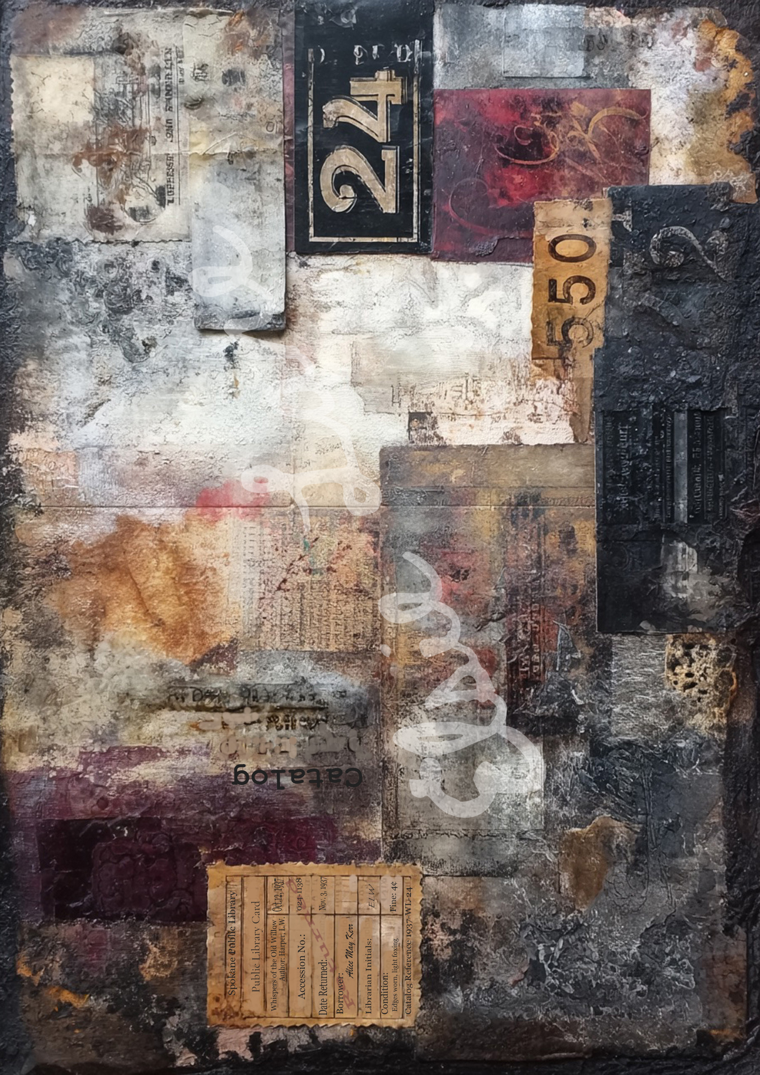 Borrowed Stories 14x20 in. - Elsie Lane Decoupage Paper