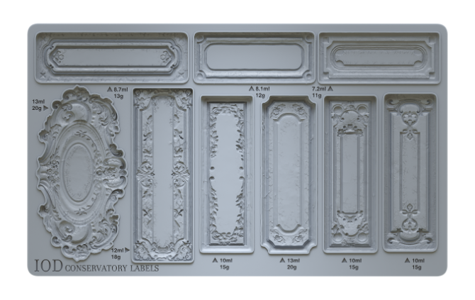 Conservatory Labels 6X10 IOD Mould™