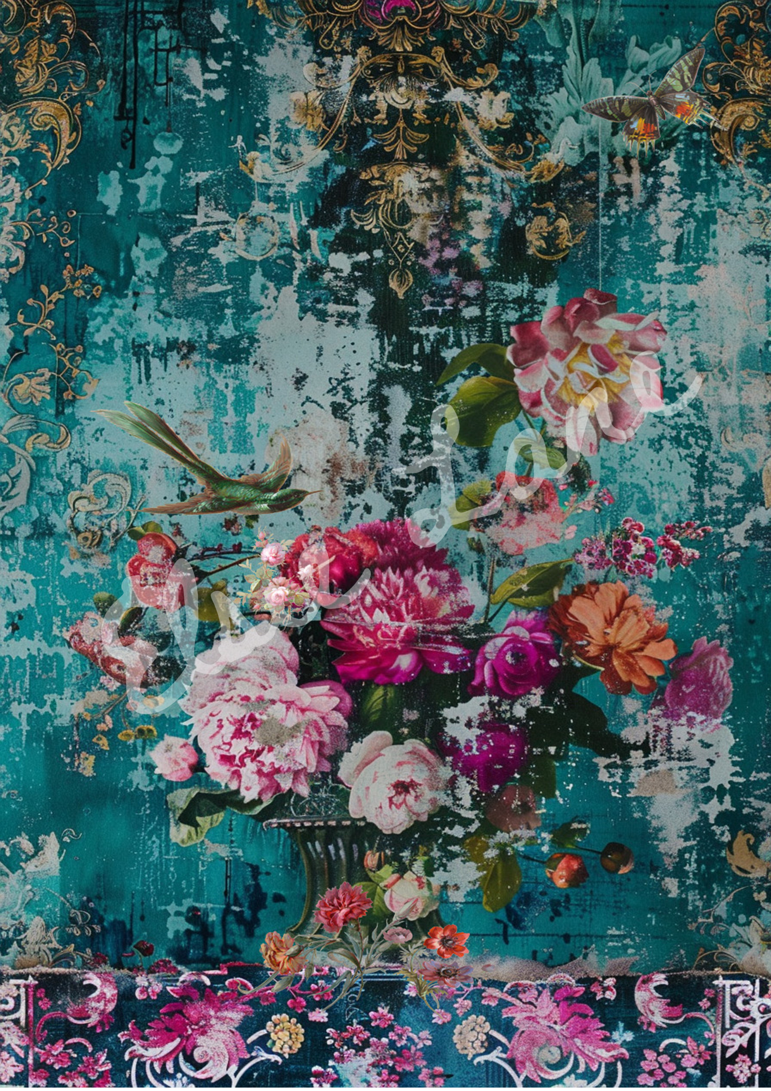 Crackle Magic - Elsie Lane Decoupage Paper