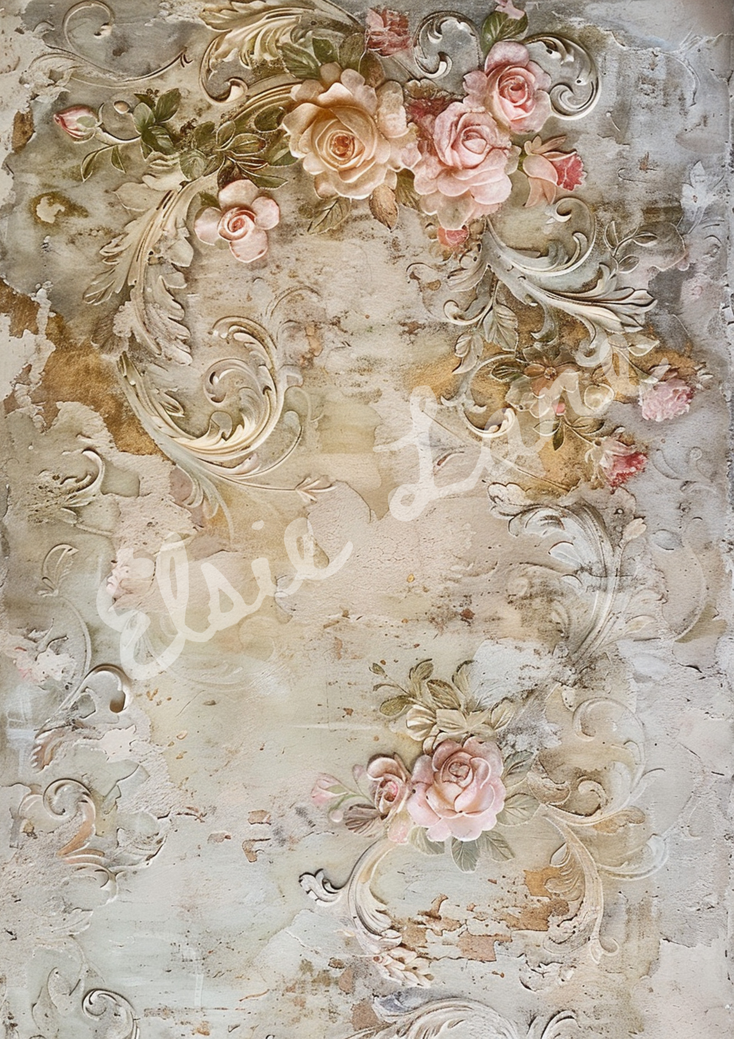 Dream A Little Dream - Elsie Lane Decoupage Paper