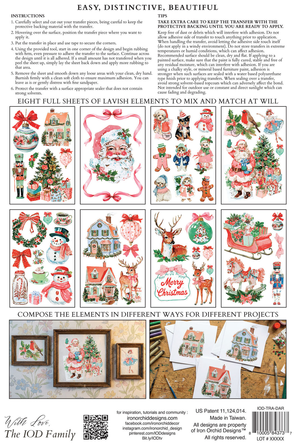 Darling Holiday IOD Transfer 8x12 Pad™