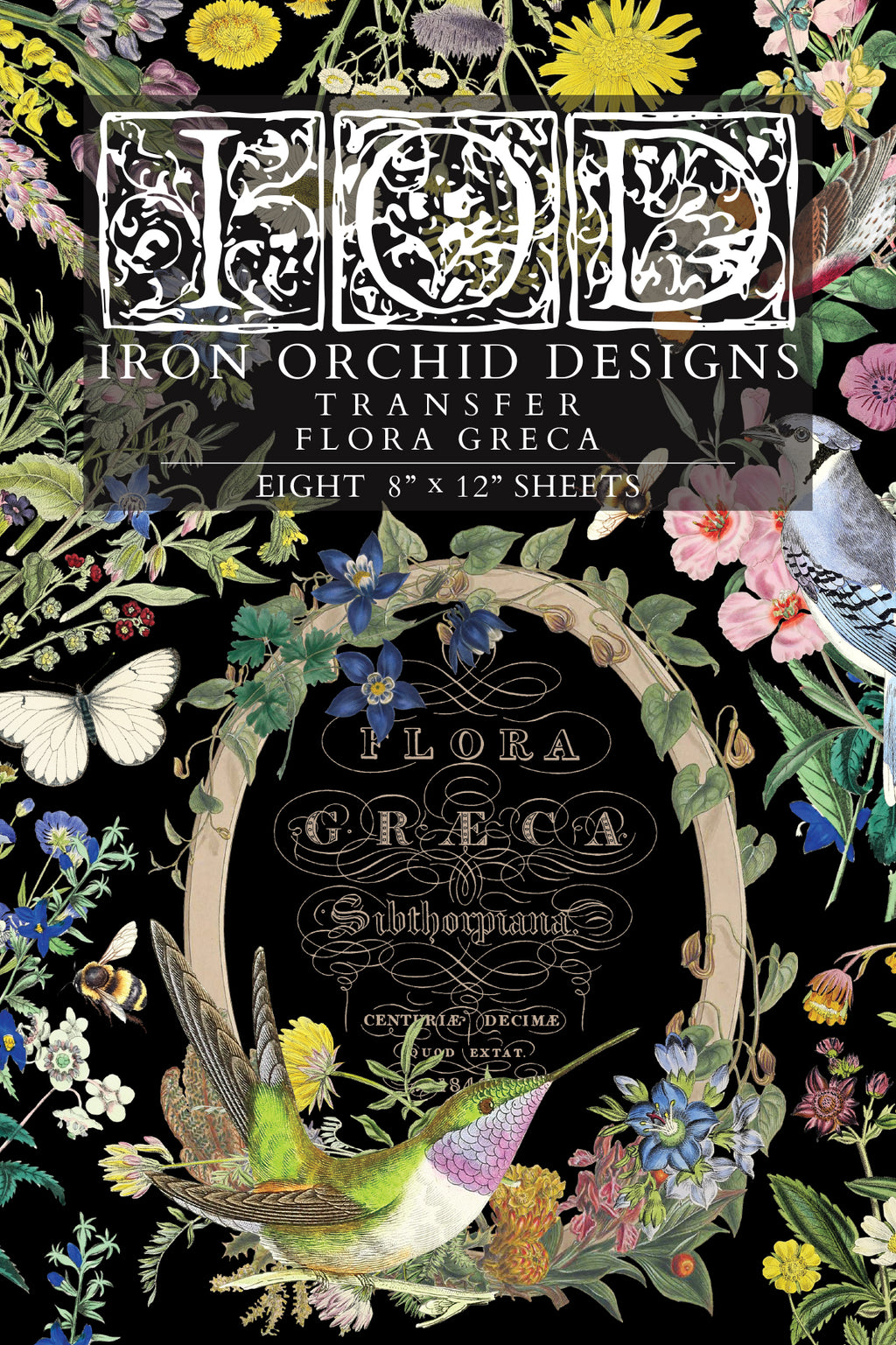 Flora Greca IOD Transfer 8x12 Pad™