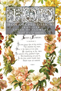 Lover of Flowers IOD Transfer 8x12 Pad™