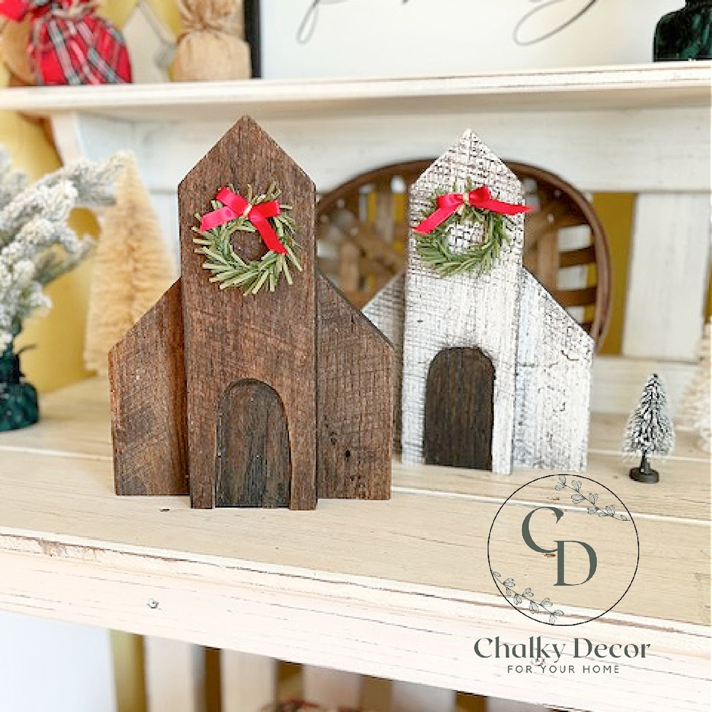 Barn Wood Country Rustic Christmas Church