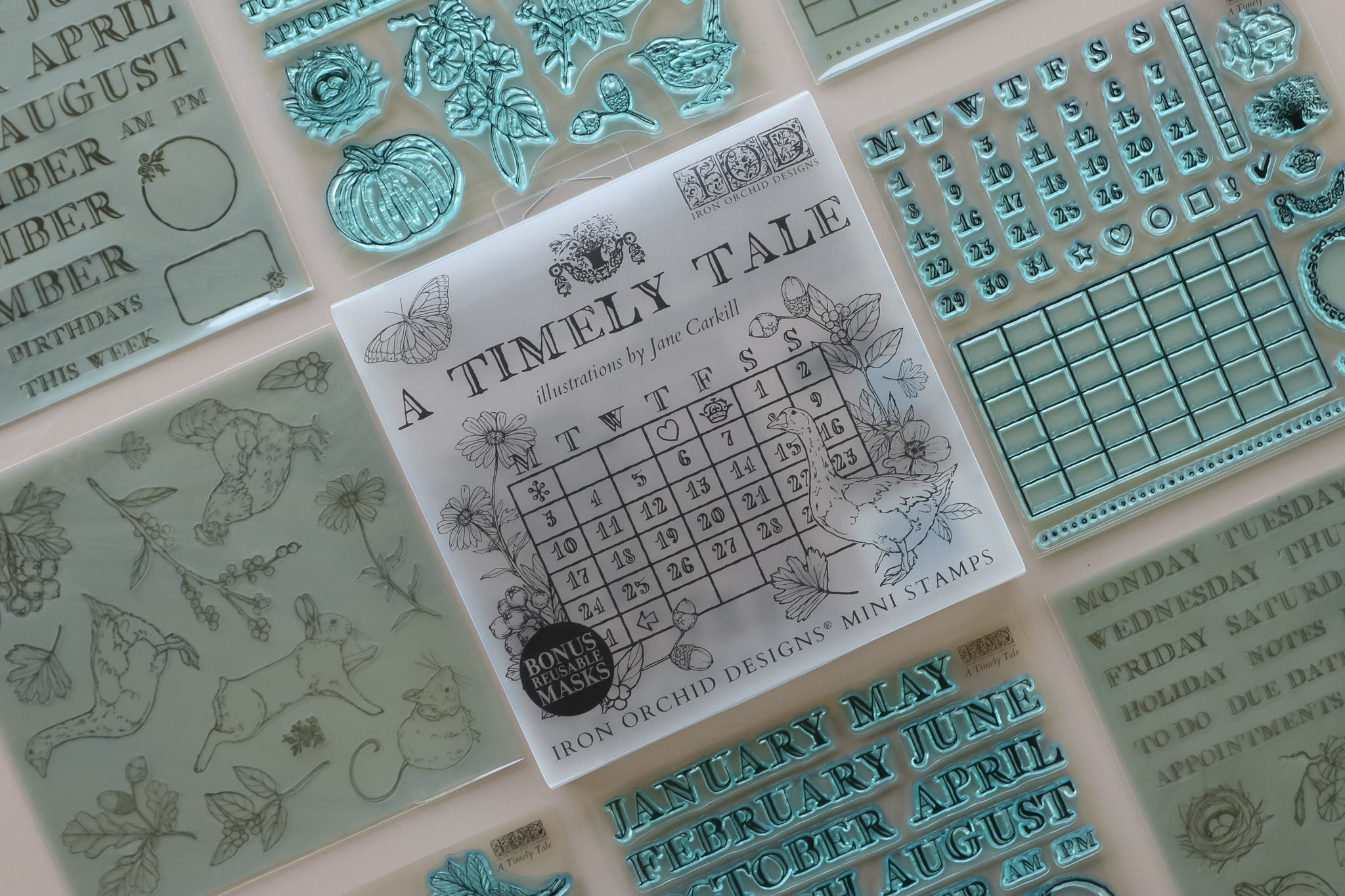 A Timely Tale 6x6 IOD Stamp™