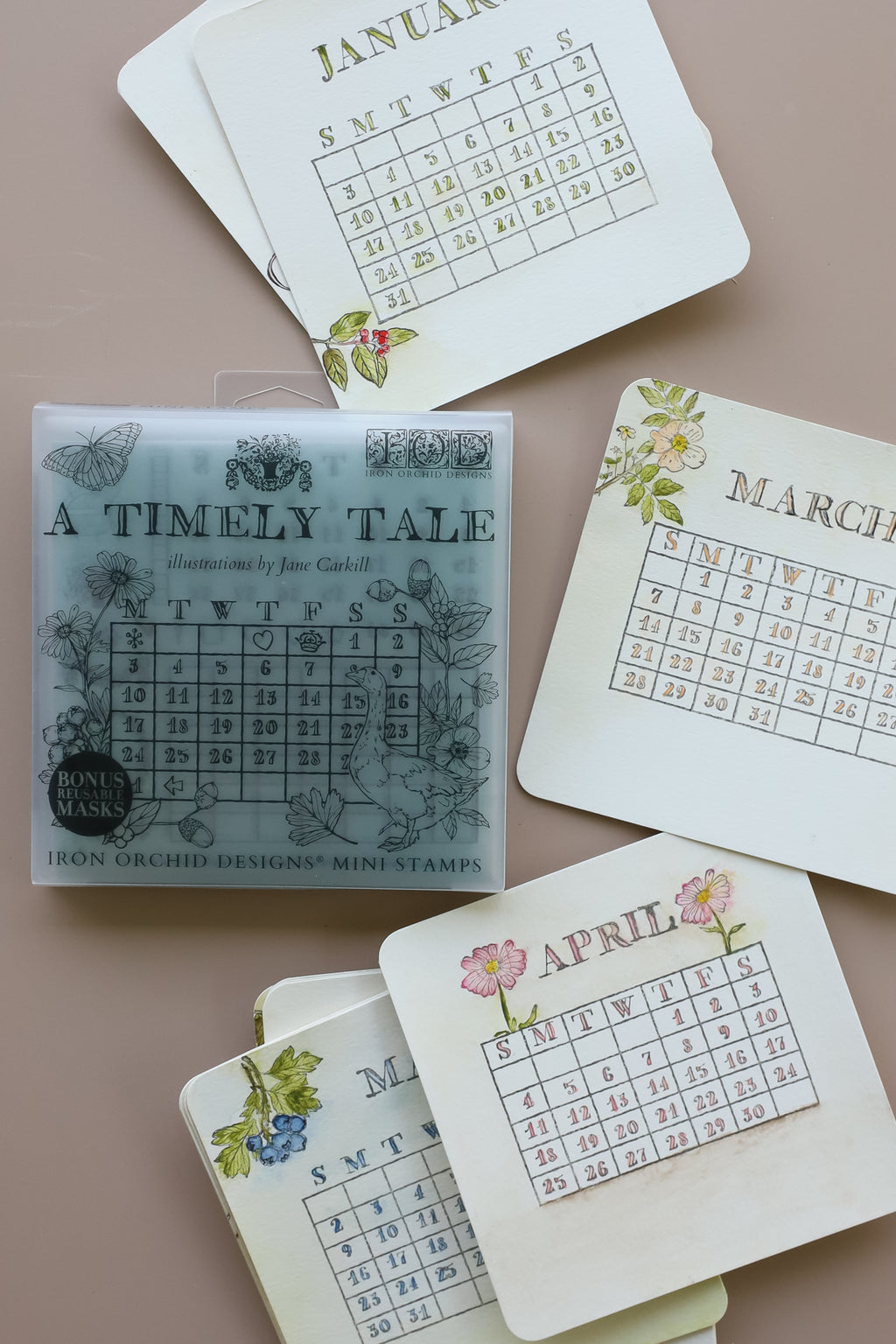 A Timely Tale 6x6 IOD Stamp™