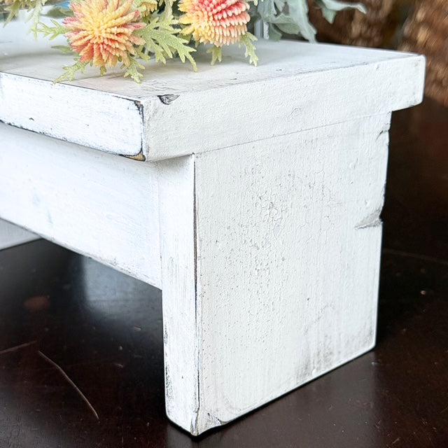 Wood Riser for Candles or as a Plant Stand, Mini Step Stool