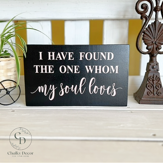 Hand painted solid wood sign, I have found the one